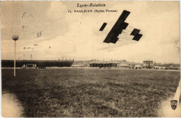Delcampe - PC AVIATION PILOT PAULHAN BIPLAN FARMAN LYON (a67540) - Flieger