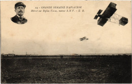 Delcampe - PC AVIATION PILOT MÉTROT BIPLAN VOISIN GDE SEMAINE D'AVIATION (a67498) - Flieger