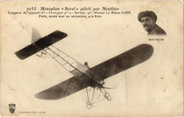 Delcampe - PC AVIATION PILOT MOUTHIER MONOPLAN BOREL-MORANE (a67457) - Flieger