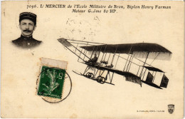 Delcampe - PC AVIATION PILOT MERCIER BIPLAN FARMAN (a67477) - Flieger