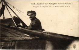 Delcampe - PC AVIATION PILOT MOUTHIER MONOPLAN BOREL-MORANE (a67428) - Flieger