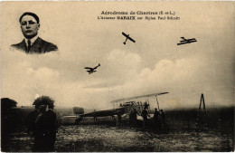 Delcampe - PC AVIATION AÉRODROME DE CHARTRES BIPLAN SCHMITT (a67354) - Aerodrome