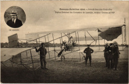 Delcampe - PC AVIATION AÉRODROME DES GAYEULLES BIPLAN SOMMER RENNES (a67295) - Aerodrome