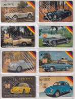 Delcampe - P-066 A 073 SERIE COMPLETA DE 8 TARJETAS DE COCHES DE ESPAÑA (NUEVA-MINT) - Privatausgaben