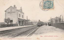 Delcampe - Ancy Le Franc (89 - Yonne ) La Gare - Ancy Le Franc