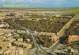 Delcampe - Marrakech, Vue Aérienne Sur L’Avenue Mohammed V - Marrakech