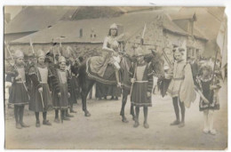 Delcampe - CARTE PHOTO FETE CARNAVAL MI CAREME JEANNE D'ARC CPA - Karneval - Fasching