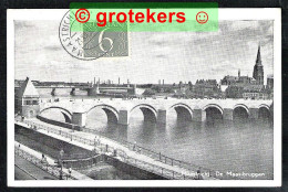 Delcampe - MAASTRICHT De Maasbruggen En Gezicht Op Wijck 1960 - Maastricht
