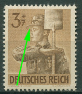 Delcampe - Deutsches Reich 1943 Arbeitsdienst Plattenfehler 850 I Postfrisch - Errors & Oddities