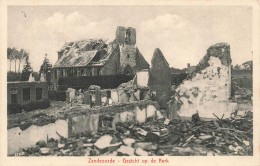 Delcampe - [-35%] BELGIQUE - Zandvoorde - Gezicht Op De Kerk - église - Ruine - Uitg A Herman Hoet - Carte Postale Ancienne - Zonnebeke