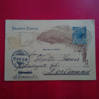 Delcampe - ENTIER BRAZIL POUR DORTMUND 1901 - Other