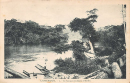 Delcampe - Cameroun - La Rivière Sanaga Au-dessus D'Édéa - Ed. Inconnu - Kamerun
