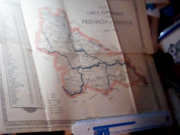 Delcampe - CARTA GEOGRAFICA STRADALE VINTAGE MANTOVA E PROVINCIA  BY DISEGNLO CORSINI   KM9495 - Carte Topografiche