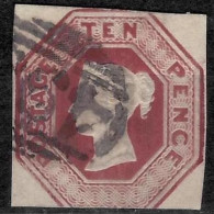 Delcampe - GB QV 1848 10d Brown  SG57 Used - Used Stamps