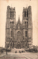 Delcampe - [-15%] BELGIQUE - Bruxelles - Eglise Sainte Gudule - Carte Postale Ancienne - Monuments