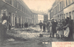Delcampe - België - LEUVEN (Vl. Br.) De Ramp Op 14 Mei 1906 - Het Ontruimen Van De Riddersstraat - Leuven