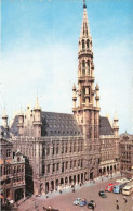 Delcampe - [-25%] BELGIQUE - Bruxelles - GrandPlace Et Hôtel De Ville - Colorisé  - Carte Postale Ancienne - Monuments