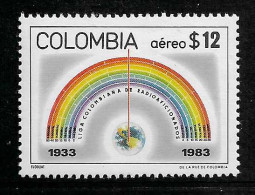 Delcampe - COLOMBIA 1983 RADIO AMATUERS LEAGUE SET MNH - Colombie