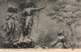 Delcampe - [-25%] FRANCE - Neufchâteau - Bas-relief De La Statue De Jeanne DArc - Carte Postale Ancienne - Neufchateau