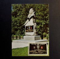 Delcampe - België - Belgique 1974 - Memorial Card - Polish Air Memorial - St Denijs Westrem Belgium Pomnik Lotnika Polskiego Belgia - Kriegerdenkmal