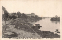Delcampe - [-15%] FRANCE - Chalonnes Sur Loire - La Loire Et Le Quai Vers Les Terrasses - Carte Postale - Chalonnes Sur Loire