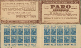 Delcampe - CARNETS (N° Yvert) - 257-C16   Jeanne D'Arc, 50c. Bleu, N°257b, T II, S. 167, PARO, N°73815 (tronqué), TB - Otros & Sin Clasificación