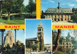 Delcampe - [-15%] FRANCE - Saint Mandé - Lac - Hôtel De Ville - Rocher Du Zoo - Église - Κ. Μ. 241 - Art Yvon - Carte Postale - Saint Mande
