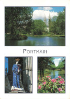 Delcampe - [-20%] FRANCE - Pontmain - La Vierge De La Colonne Et Lintérieur Du Parc - Carte Postale - Pontmain