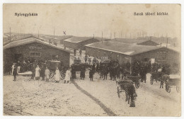 Delcampe - NYÍREGYHÁZA 1915. Barakk Tábori Kórház, Régi Képeslap, I: VH-s Bélyegzéssel - Briefe U. Dokumente