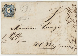 Delcampe - Waidhofen An Der Ybbs 1859. Szép 15Kr-os Céges Levél Hajdúböszörménybe Küldve - Briefe U. Dokumente