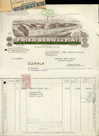 Delcampe - BUDAPEST 1935. Fried Bernát és Fiai , Bőripar, Fejléces Számla - Ohne Zuordnung