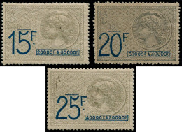 Delcampe - INDE FRANCAISE Fiscaux * - Effets BDV 63/65, 15f/20f/25f - Cote: (370) - Other & Unclassified