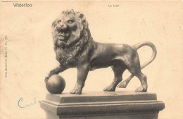 Delcampe - [-25%] BELGIQUE - Waterloo - Le Lion - Carte Postale Ancienne - Waterloo