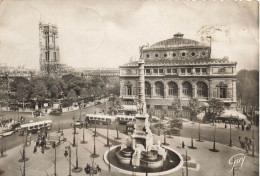 Delcampe - [-25%] FRANCE - Paris Et Ses Merveilles - Place Du Châtelet Et Tour Saint Jacques - Animé - Carte Postale Ancienne - Plätze