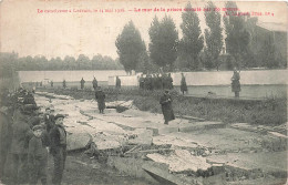 Delcampe - [-15%] BELGIQUE - Louvain - Cataclysme - 14 Mai 1906 - Mur Prison - Gendarmes - Animé - L Lagaert - Carte Postale Ancien - Leuven