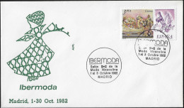 Delcampe - Espagne 1982  IBERMODA Salón De La Moda Masculina, Salon De La Mode Masculine, Madrid - Textil