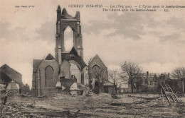 Delcampe - [-15%] BELGIQUE - Loo - LEglise Après Le Bombardement - The Church After The Bombardement - Carte Postale Ancienne - Lo-Reninge
