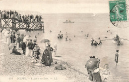 Delcampe - [-15%] FRANCE - Dieppe - LHeure Du Bain - L L - Vue Générale - Animé - Carte Postale Ancienne - Dieppe
