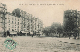 Delcampe - [-25%] FRANCE - Paris -  Carrefour Des Rues De La Tombe-Issoire Et Sarrette - Carte Postale Ancienne - Plätze