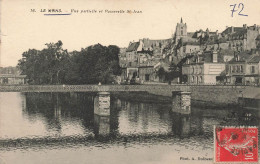 Delcampe - [-25%] FRANCE - Le Mans - Vue Partielle De La Ville Et Passerelle St Jean - Carte Postale Ancienne - Le Mans