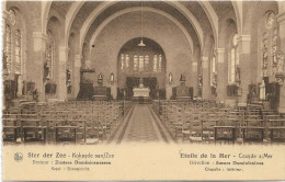 Delcampe - Koksijde  - Coxyde S/Mer   *  Ster Der Zee - Etoile De La Mer - Zusters Dominicanessen - Kapel - Binnenzicht - Intérieur - Koksijde