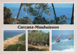 Delcampe - [-10%] FRANCE - Carcans - Maubuisson - Panorama - Bateau - Transport - Ski Nautique - Sport - Plage - Forêt - Carte Post - Carcans