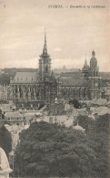 Delcampe - [-25%] FRANCE - Evreux - Ensemble De La Cathédrale  - Travaux - Carte Postale Ancienne - Evreux