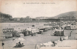 Delcampe - [-25%] ESPAGNE - San Sebastian - Playa De La Concha - Carte Postale Ancienne - Guipúzcoa (San Sebastián)