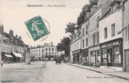 Delcampe - [-35%] CPA - 51 - MONTMIRAIL - Place Rémy Petit - Commerce Animation - Edition Biémont Montmirail - Montmirail