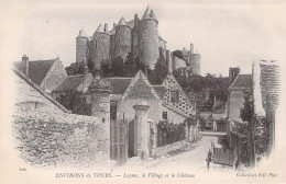 Delcampe - [-35%] CPA France 37 - LUYNES - Le Village Et Le Château - Collection ND PHOT - Dos Non Divisé - Luynes