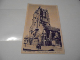 Delcampe - SAINT OMER L'Eglise Saint Denis Animée Carte Postale Postcard PK CP - Saint Omer