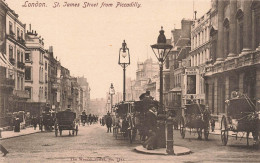 Delcampe - [-20%] ROYAUME-UNI - Angleterre - London - St James Street From Piccadilly - Carte Postale Ancienne - Sonstige & Ohne Zuordnung