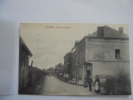 Delcampe - FEIGNIES Route De Gognies Animée Carte Postale Postcard AK CP PK - Feignies