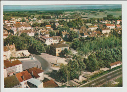 Delcampe - Saône Et Loire : LOUHANS : Vue Aérienne , Place De La  Poste - Louhans